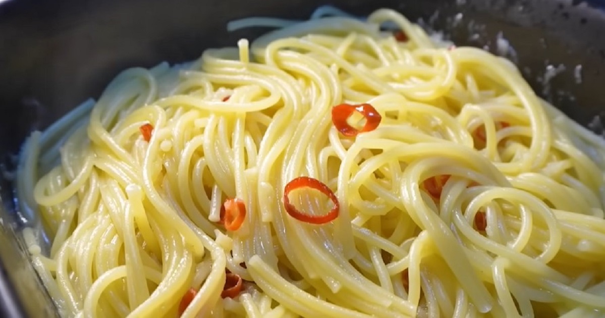 レンジ_ペペロンチーノ